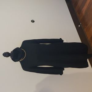 J.Crew $118 Turtleneck Sweater Dress Supersoft 100% Wool, Button Detail at Wrist